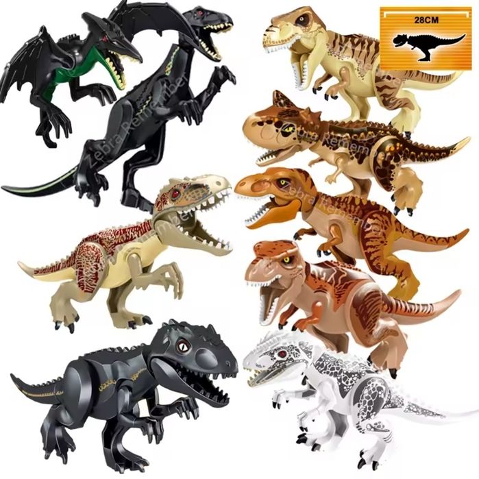 Klocki duży dinozaur Lego kompatybilne klocki z lego Dinozaury kompatybilne z Lego dinozaur klocki dinozaury Jurassic World