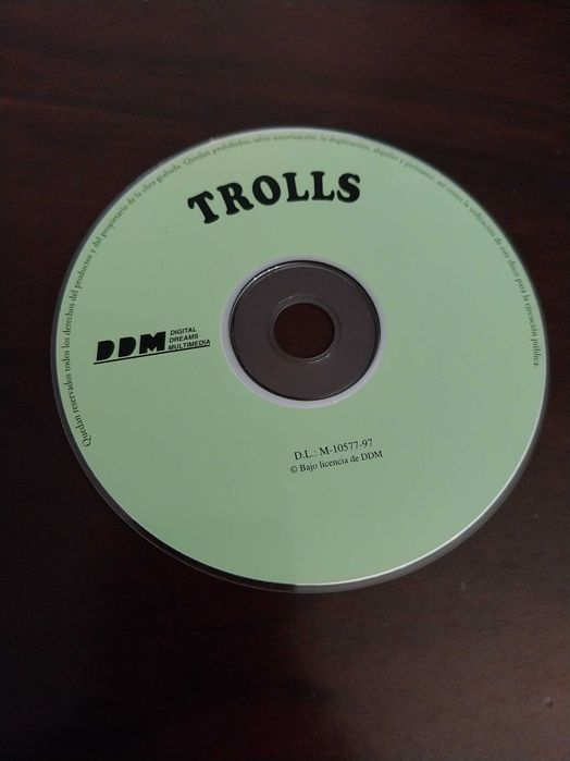CD jogo Trolls, videogame, computador