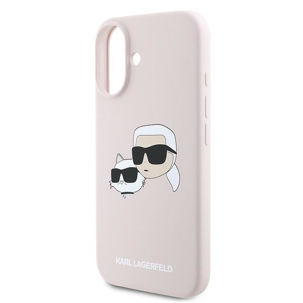Karl Lagerfeld KLHMP16MSKCHPPLP iPhone16 Plus 6.7" różowy/pink hardca