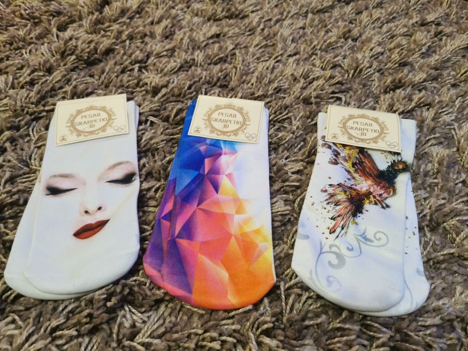 Skarpetki 3D - 3 pary - rozmiar 35-39