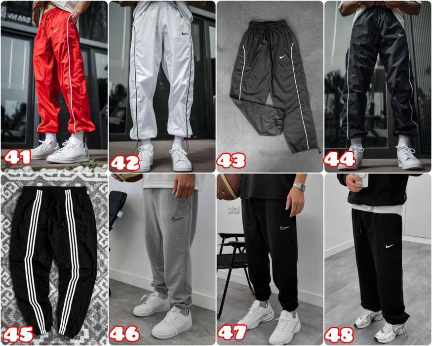 БЕЗ ПЕРЕДПЛАТИ ‼️ Стильні унісекс штани Nike, Найк / S-2XL, ПРЕМІУМ