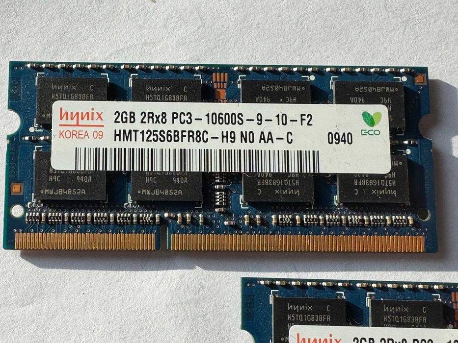 Pamięć RAM DDR3 SO-DIMM 4GB (2x2GB) HHMT325S6BFR8C-H9 Hynix