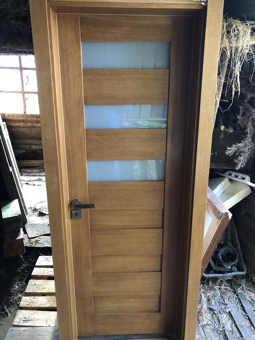 Drzwi wewnętrzne dębowe