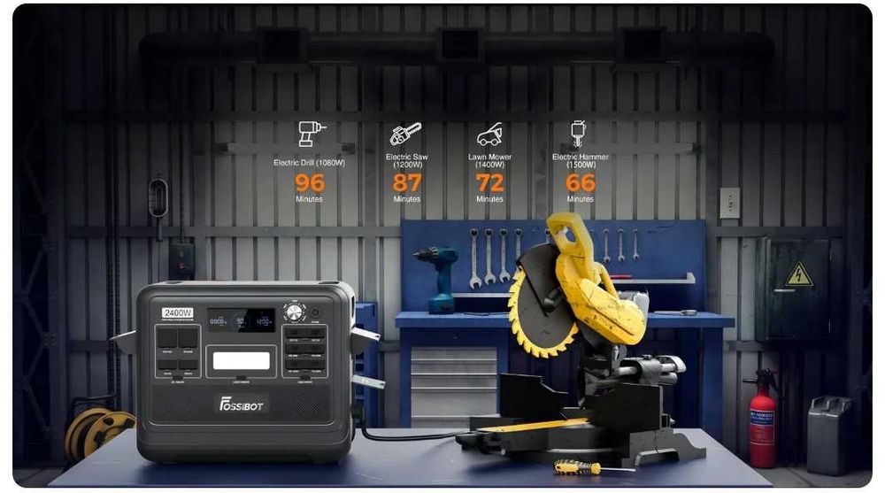 Fossibot F2400 - НОВІ портативні зарядні станції з ГАРАНТІЄЮ !