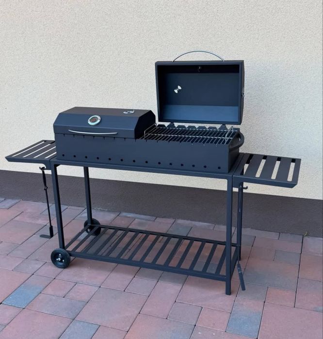 мангал розбірний з кришкою мангал гриль жаровня 4 мм барбекю