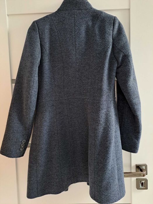 Płaszcz zimowy granatowy