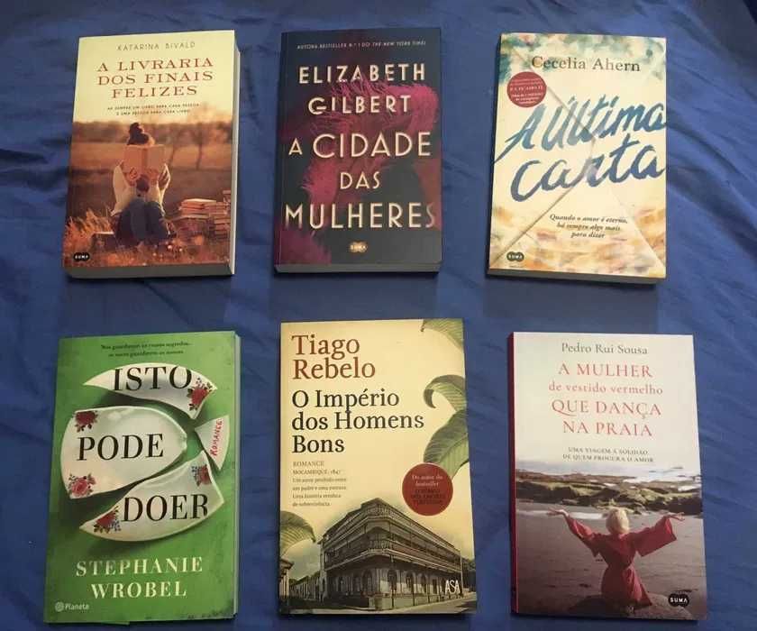 Livros de ficção e não-ficção (novos, nunca lidos)