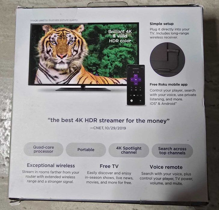 Roku 3810R – Media Player 4K HDR com Controlo por Voz