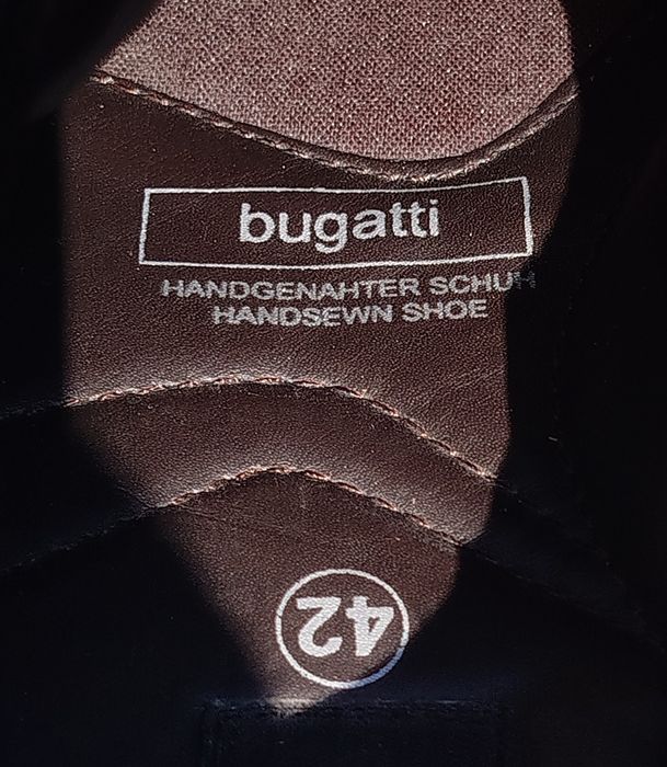 Туфлі чоловічі Bugatti, чорні, р. 42 (28 см) Німеччина.