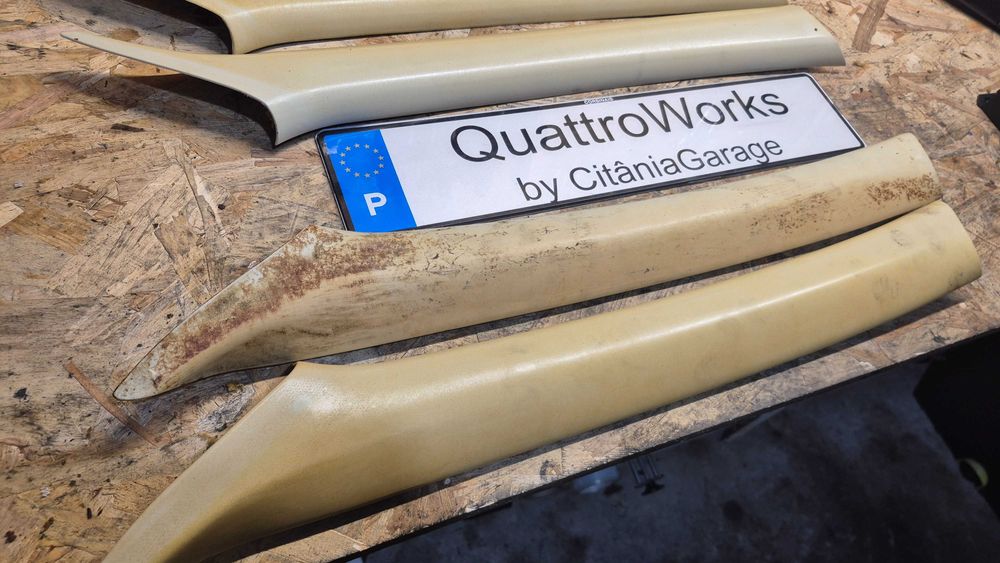 Pilares A Para-Brisas Originais Prontos a Estofar Audi A4 B5 8D 1994 a 2001