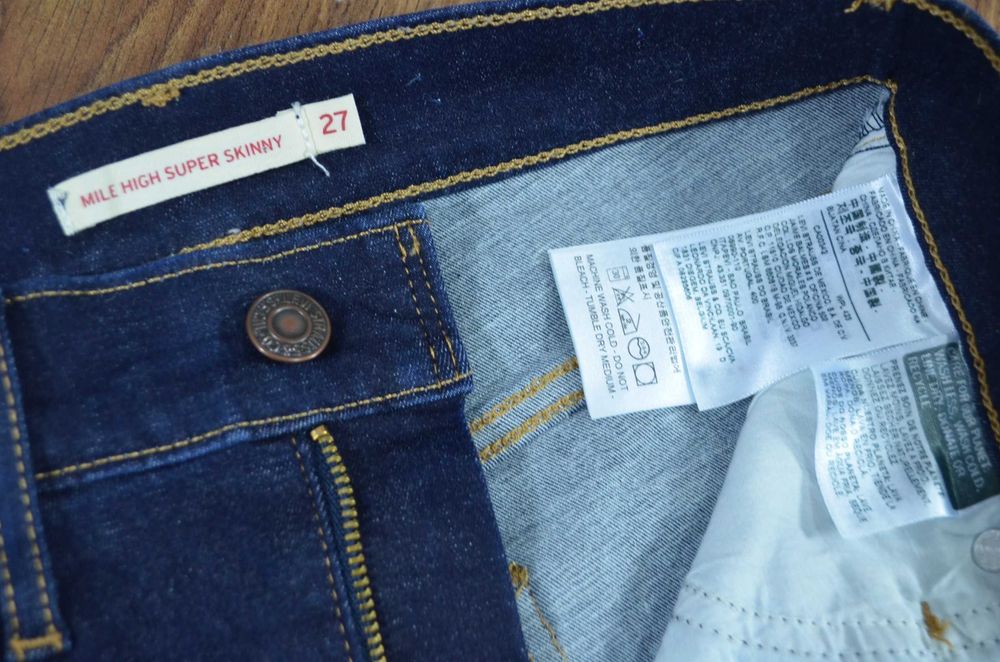 Levis jeans Mile High Super Skinny Rozm. 27