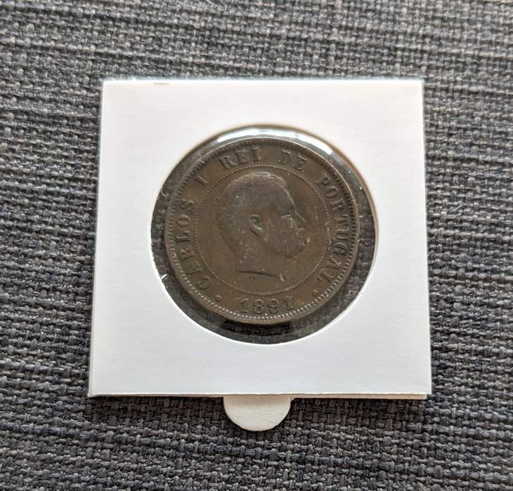 Moedas 20 Réis D. Carlos I 1891