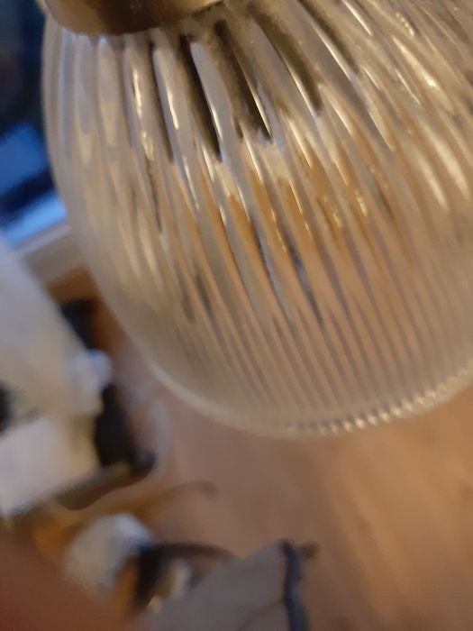 Candeeiro de tecto em vidro