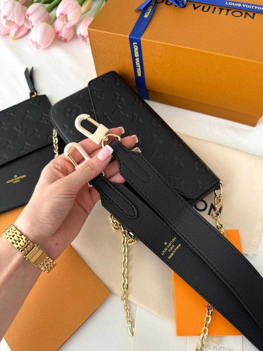 Louis Vuitton Felicie Pochette Black