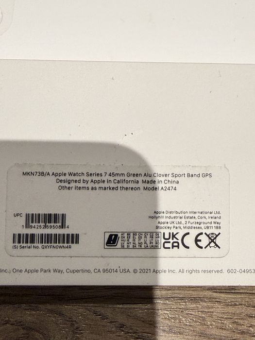 Apple watch series 7 45mm alu