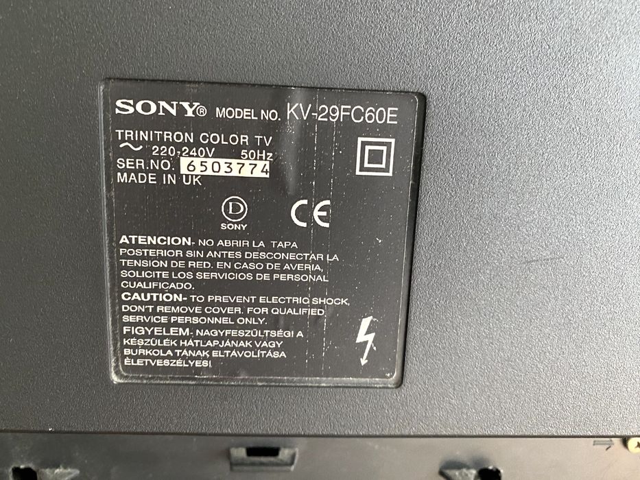 Televisor Sony Trinitron 1998