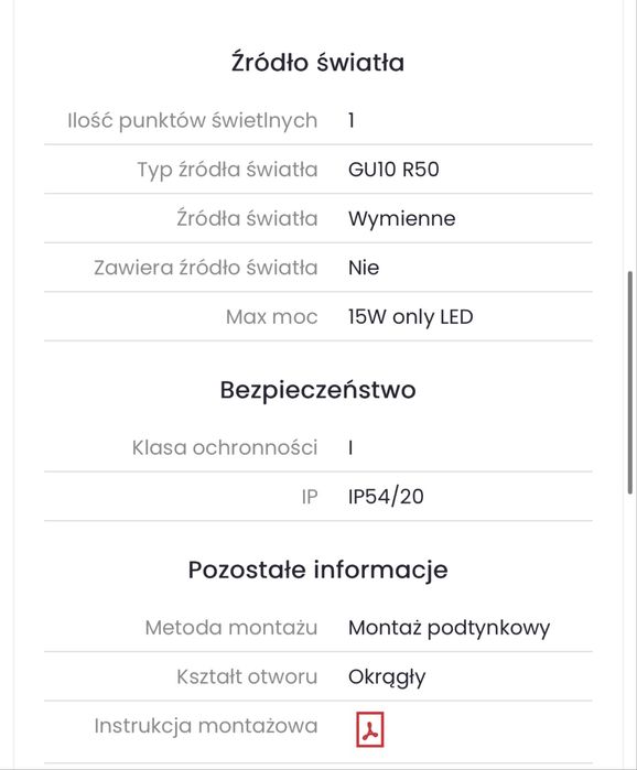 Oczka sufitowe podtynkowe Nowodvorski Golf 8376 6 szt.
