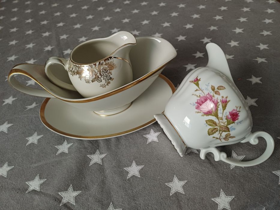 Молочник,соусник немецкие винтаж .Соусник немецкий фарфор