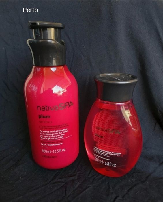 Boticario Nativa Spa Ameixa e Madagascar Vanilla