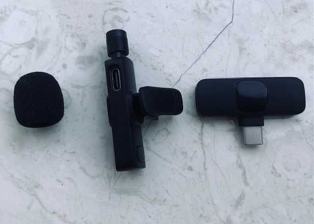 Микрофон петличный К9 беспроводной