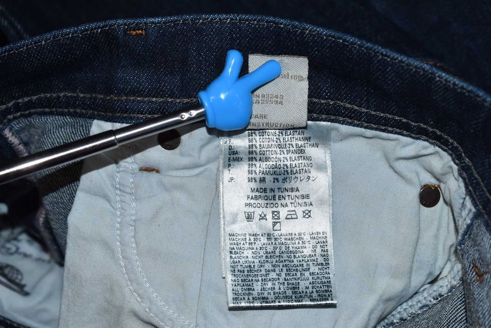Diesel Tepphar Slim-Carrot Stretch Spodnie Jeansy 31x34