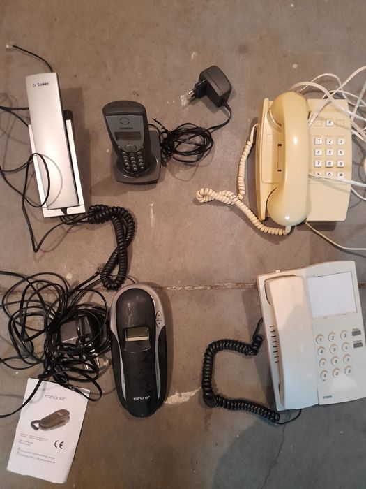 6 telefones fixos