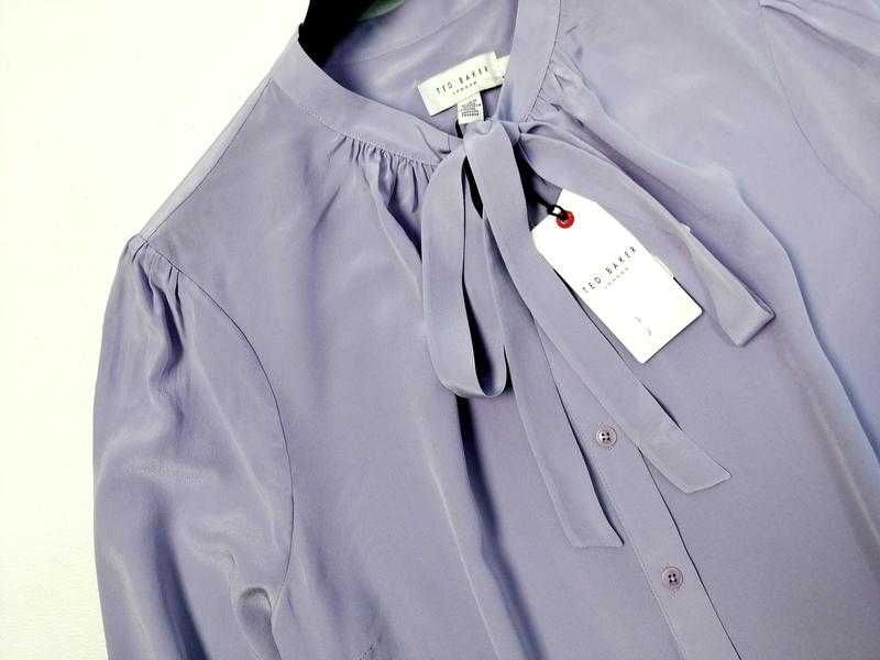 Брендовая шелковая рубашка Ted Baker 100% шелк