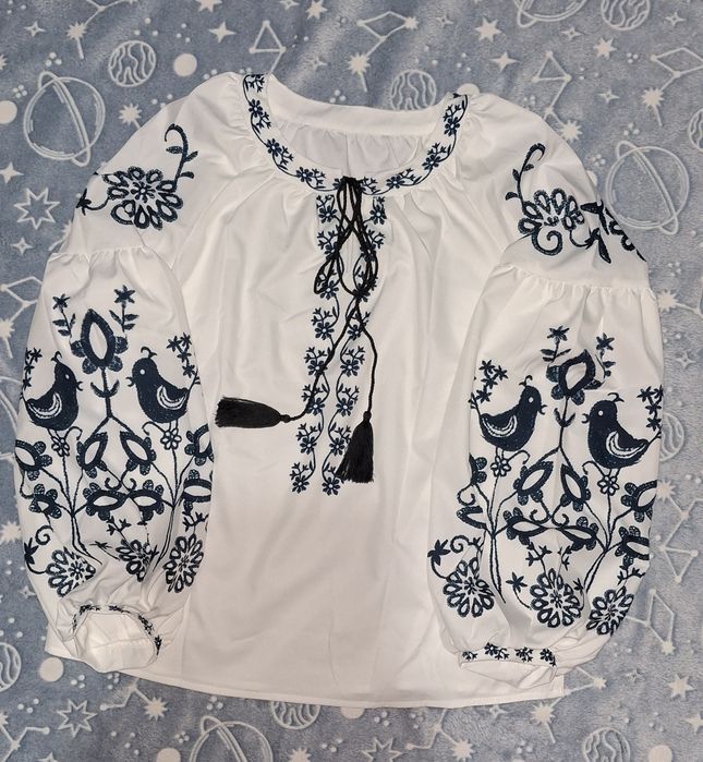 Нова вишиванка жіноча розмір S, блузочка 150/165 см зріст етнічна