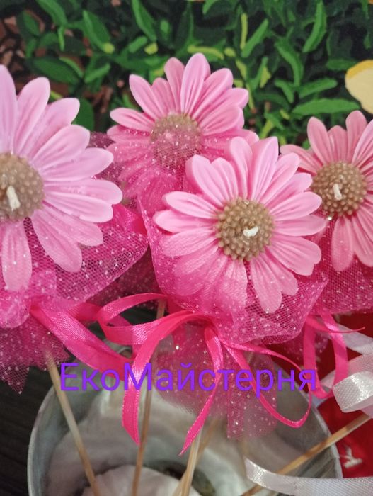 Свечи восковые Ромашки.