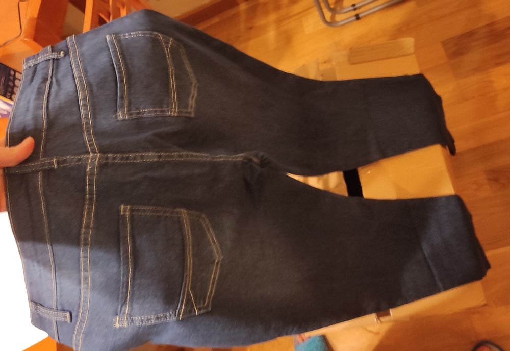Jeansy z wysokim stanem XL XXL