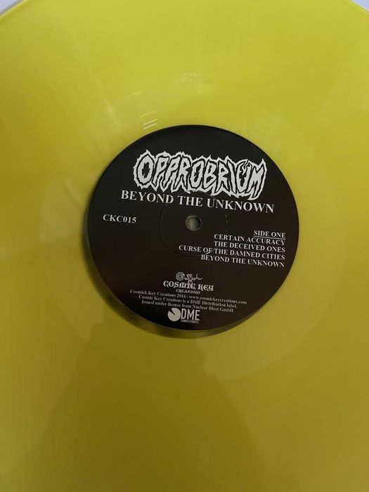 Opprobrium Incubus - Beyond The Unknown LTD 150 yellow transparent