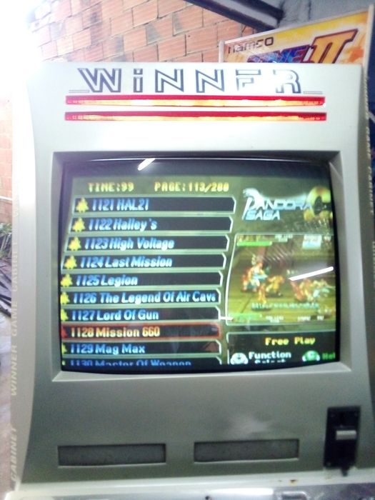 Máquina Diversão 28polg CRT Arcade. Original