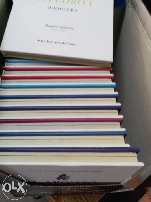 Coleção livros sobre história de portugal