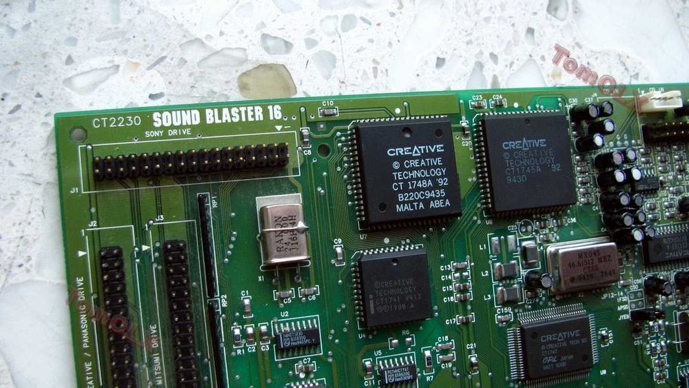 Zabytkowa karta muzyczna retro PC vintage Sound Blaster 16 - sprawna