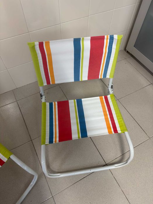 Cadeiras de praia dobráveis