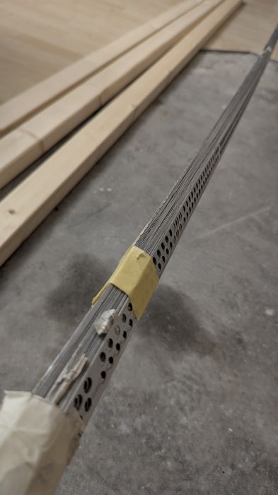 Narożniki perforowane do Karton gipsu 19szt 20x20 x 2,5m