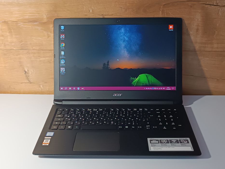 Потужний Acer 15.6"/Core i3-7020U/12 ОЗП/256 SSD