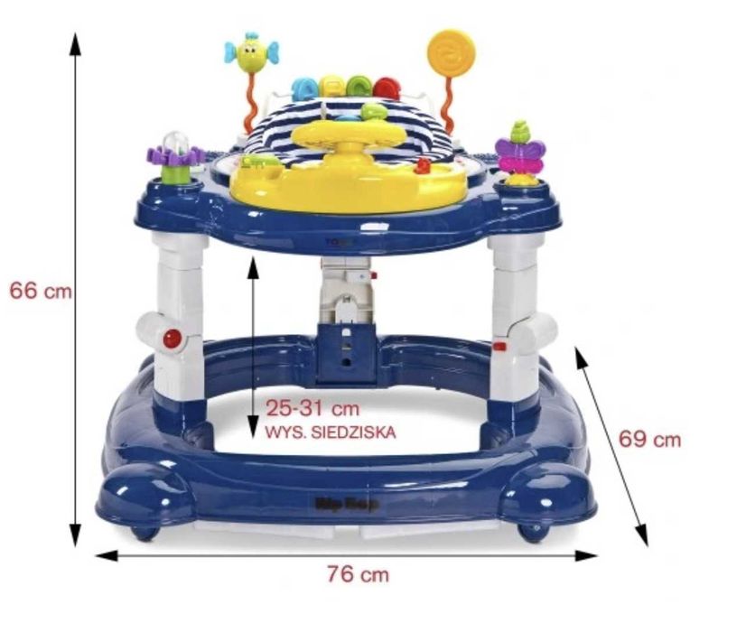 Chodzik skoczek Toyz Hip hop 3 w 1