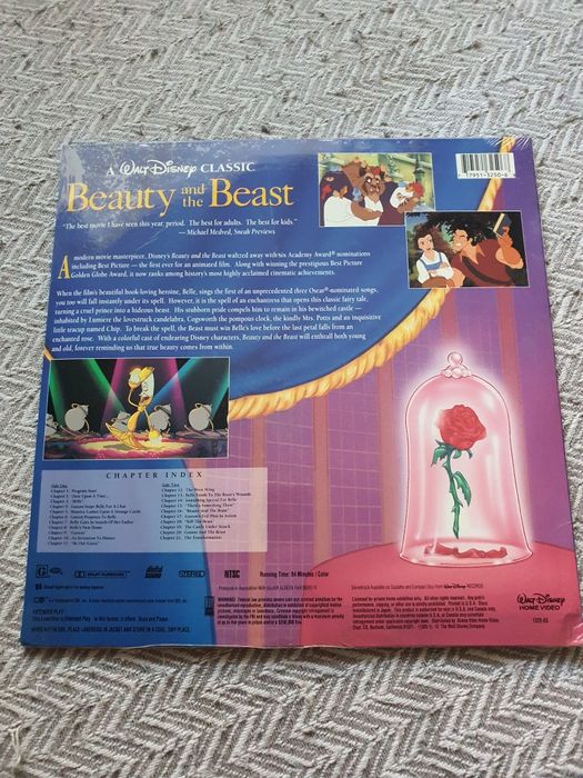 Piękna i Bestia laser disc