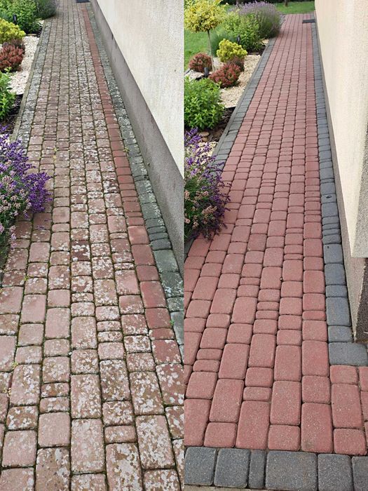 Mycie kostki elewacji dachów fotowoltaiki Malowanie dachów