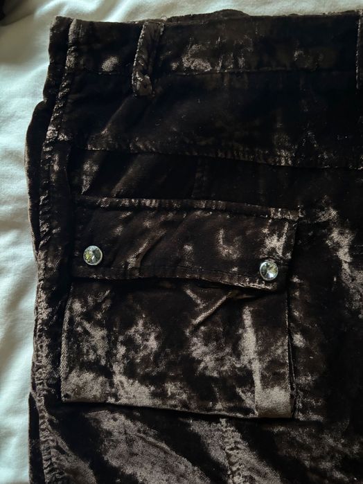 Велюрова спідниця, вінтаж, Італія