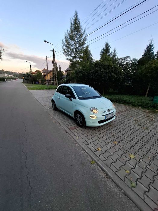 Fiat 500 1.2 benzyna niski przebieg salon  pl vat 23