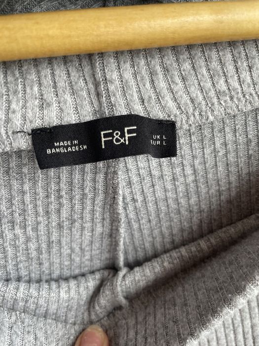 Трикотажний теплий сірий костюм