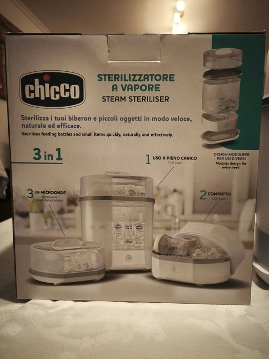 Esterilizador Elétrico a Vapor 3 em 1