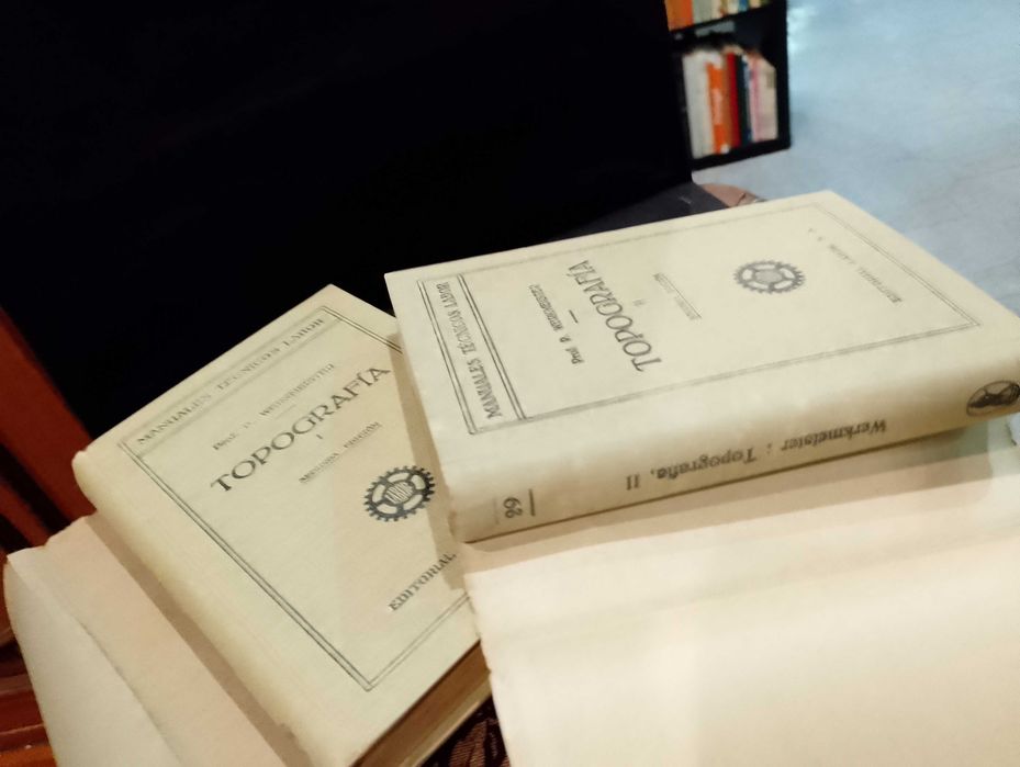 Topografía 1937 Prof. P. Werkmeister 2 Volumes
