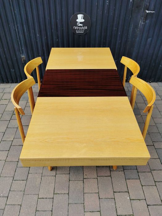 Stół JITONA+ 4x krzesło TON (Thonet), Czechosłowacja '60 Design, Prl