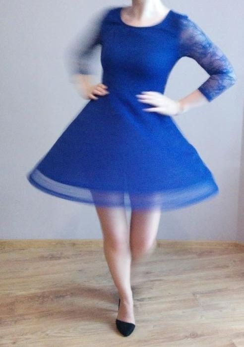 Sukienka H&M 34 chabrowa