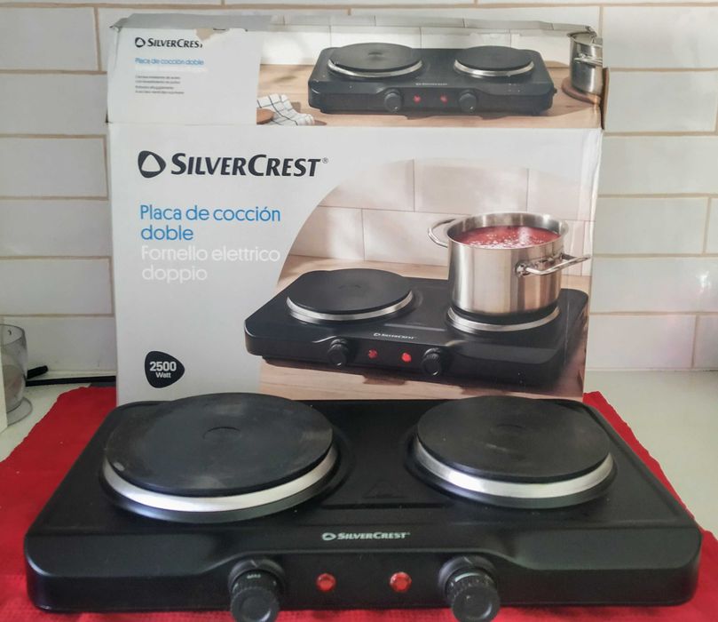 *ACHADO* Placa Elétrica Dupla SILVERCREST + jarro elétrico TRISTAR