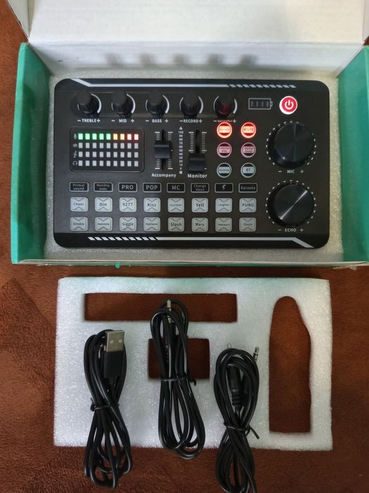 Karta dźwiękowa bluetooth mikser zewnętrzna usb