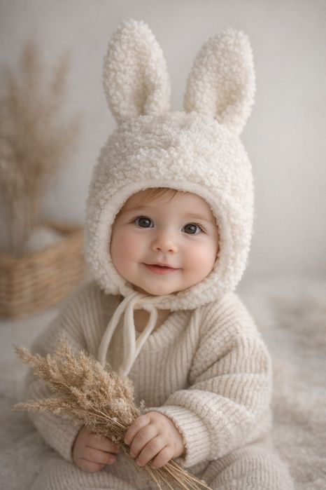 Шапочка тедді зайчик біла